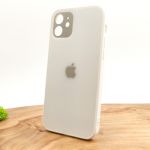 Матовый чехол накладка Носо Glass Case Matte для Apple iPhone 12 White