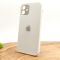Матовый чехол накладка Носо Glass Case Matte для Apple iPhone 12 White