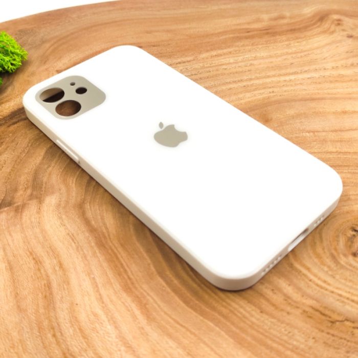 Матовый чехол накладка Носо Glass Case Matte для Apple iPhone 12 White