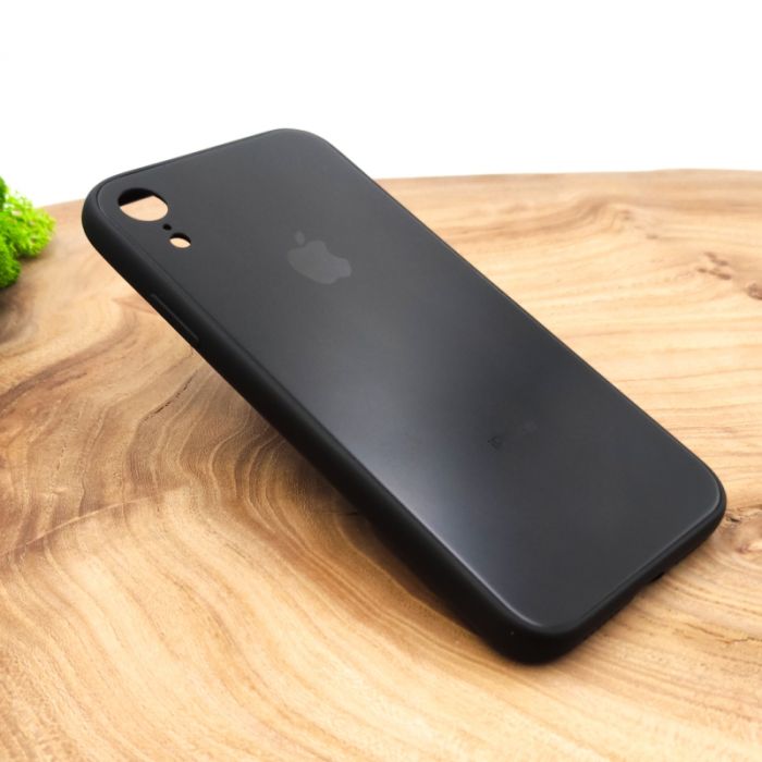 Матовый чехол накладка Носо Glass Case Matte для Apple iPhone XR Black