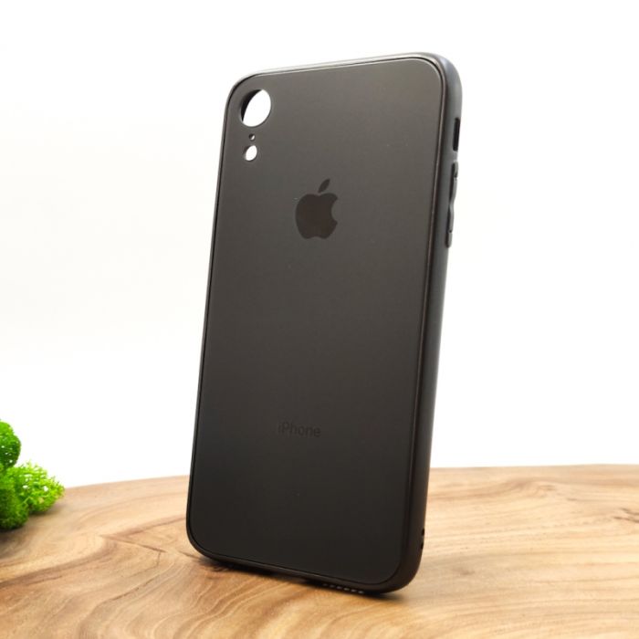 Матовый чехол накладка Носо Glass Case Matte для Apple iPhone XR Gray