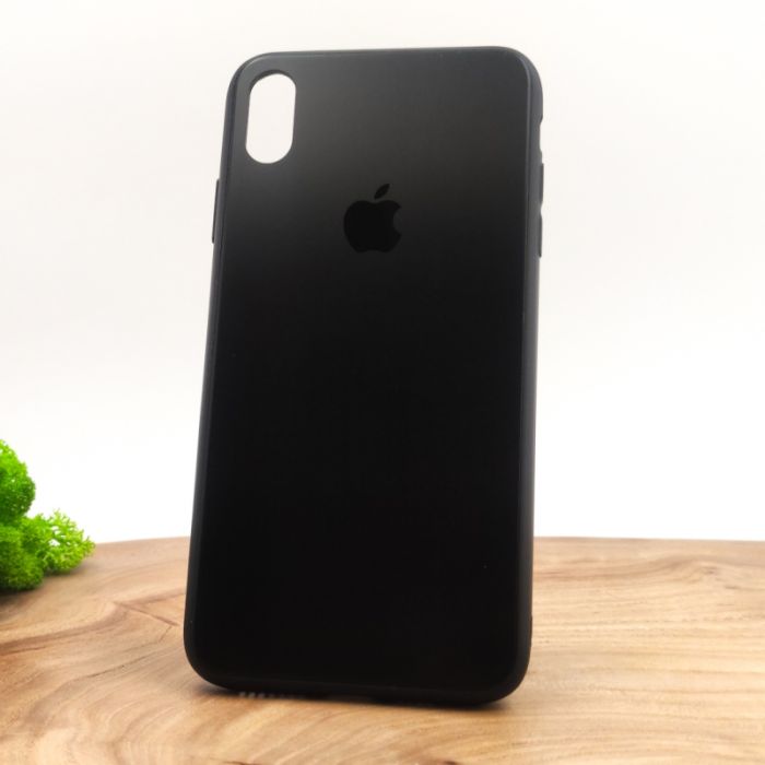 Матовый чехол накладка Носо Glass Case Matte для Apple iPhone XS Black