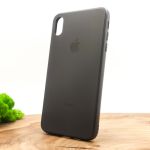 Матовый чехол накладка Носо Glass Case Matte для Apple iPhone XS Gray