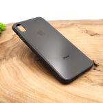 Матовый чехол накладка Носо Glass Case Matte для Apple iPhone XS Max Gray