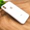 Матовый чехол накладка Носо Glass Case Matte для Apple iPhone XS Max White