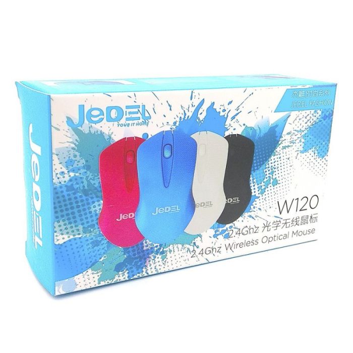 Мышь Jedel W120 Wireless Blue (Синий)