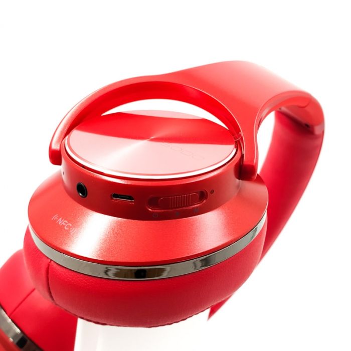 Накладные полноразмерные Bluetooth наушники с функцией колонки  SODO MH5 Red