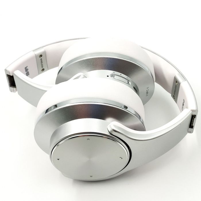 Накладные полноразмерные Bluetooth наушники с функцией колонки SODO MH5 White