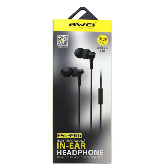 Проводные наушники с микрофоном AWEI 390i