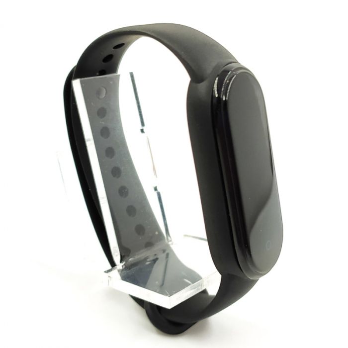 Силиконовый ремешок-браслет TCCG для Mi Band 5 Black