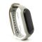 Силиконовый ремешок-браслет TCCG для Mi Band 5 Gray