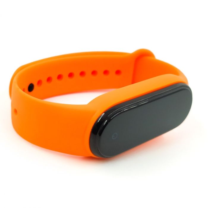 Силиконовый ремешок-браслет TCCG для Mi Band 5 Orange
