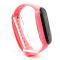 Силиконовый ремешок-браслет TCCG для Mi Band 5 Pink