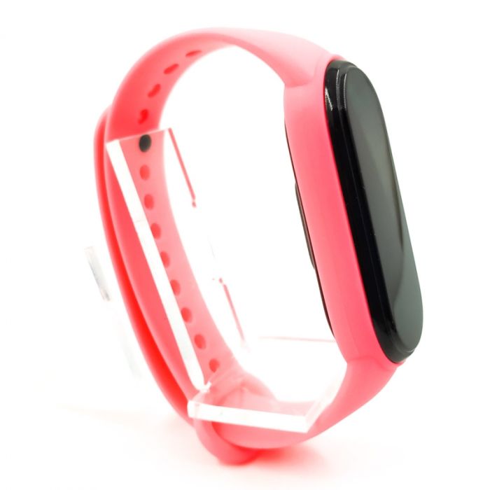 Силиконовый ремешок-браслет TCCG для Mi Band 5 Pink