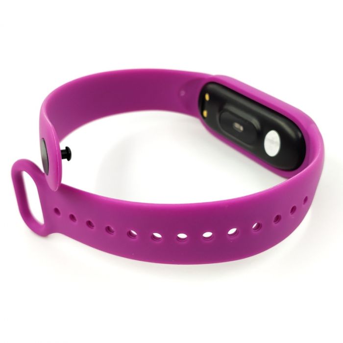 Силиконовый ремешок-браслет TCCG для Mi Band 5 Purple