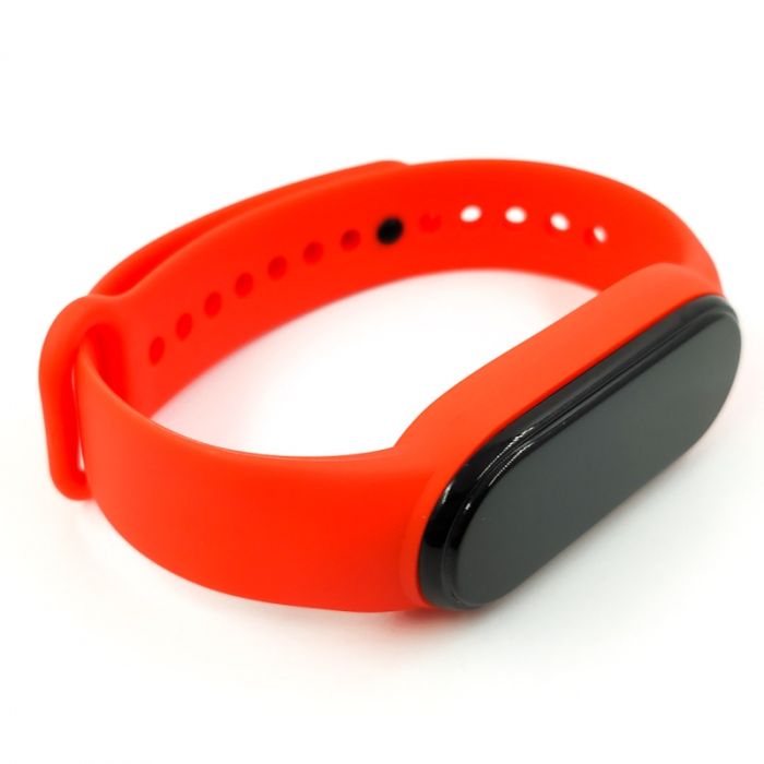 Силиконовый ремешок-браслет TCCG для Mi Band 5 Red