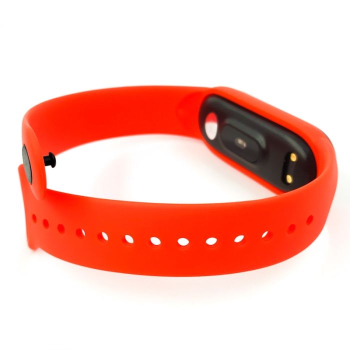 Силиконовый ремешок-браслет TCCG для Mi Band 5 Red
