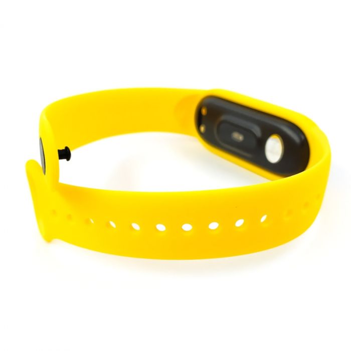 Силиконовый ремешок-браслет TCCG для Mi Band 5 Yellow