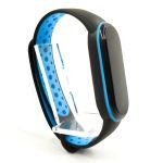 Силиконовый ремешок-браслет TCCG для Mi Band 5 Black-Blue