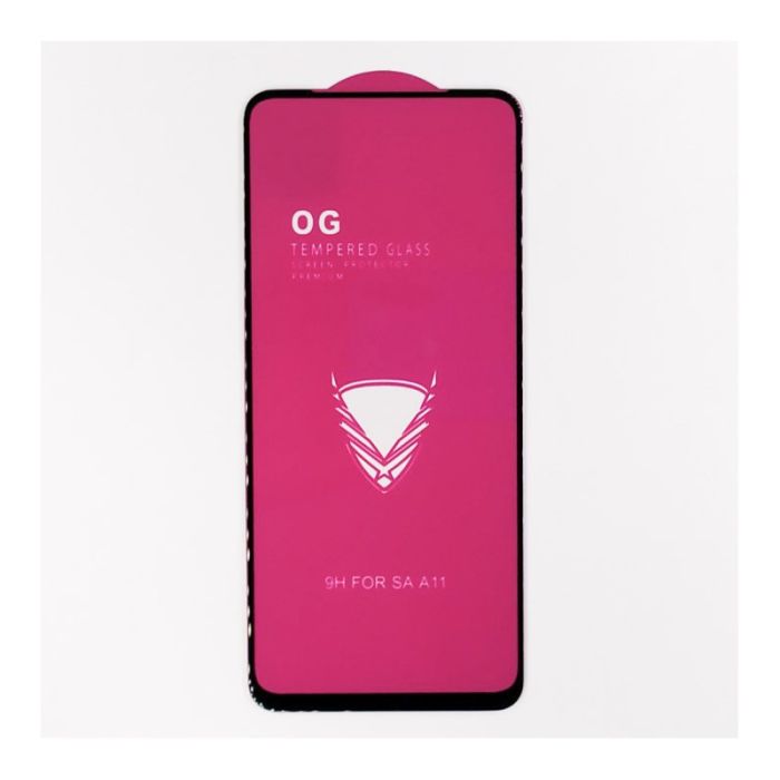 Full Glue Glass Samsung A11 Black