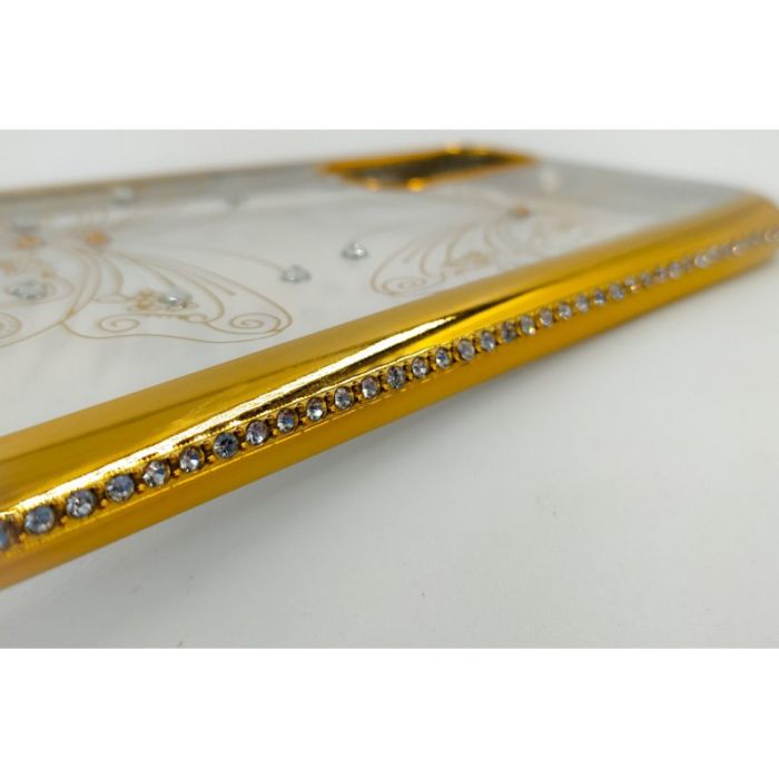 Силиконовый чехол Kings Bar со стразами Samsung S20 Ultra Butterfly