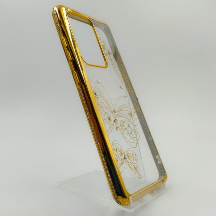 Силиконовый чехол Kings Bar со стразами Samsung S20 Ultra Butterfly