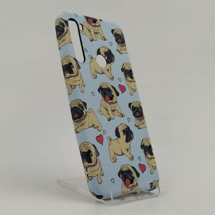 Люминесцентный чехол накладка LUXO MOPS  Xiaomi Redmi Note8t Blue