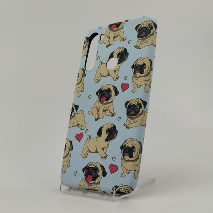 Люминесцентный чехол накладка LUXO MOPS  Xiaomi Redmi Note8t Blue