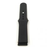 Универсальный силиконовый ремешок 20мм для фитнес брастета Amazfit Black