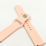 Универсальный силиконовый ремешок 20мм для фитнес брастета Amazfit Peach