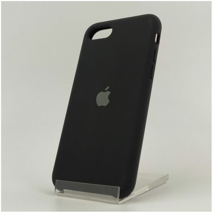 Оригинальный матовый чехол Silicone Case Iphone SE2020 Black
