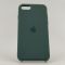 Оригинальный матовый чехол Silicone Case Iphone SE2020 Blue Green