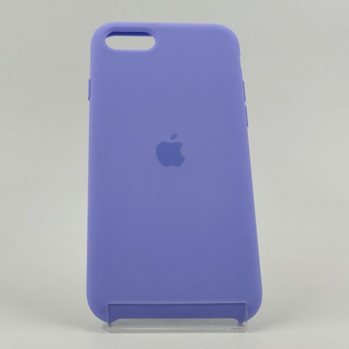 Оригинальный матовый чехол Silicone Case Iphone SE2020 Light Purple