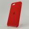 Оригинальный матовый чехол Silicone Case Iphone SE2020 Red