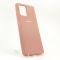 Оригинальный матовый чехол-накладка Silicone Case Samsung A31 Matte Pink