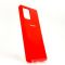 Оригинальный матовый чехол-накладка Silicone Case Samsung A31 Red