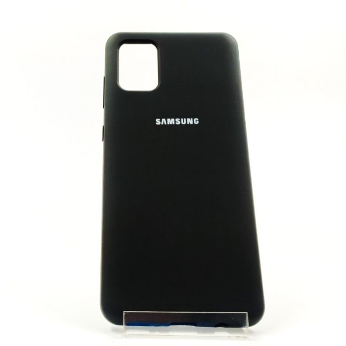 Оригинальный матовый чехол-накладка Silicone Case Samsung S10 Lite 2020 Black