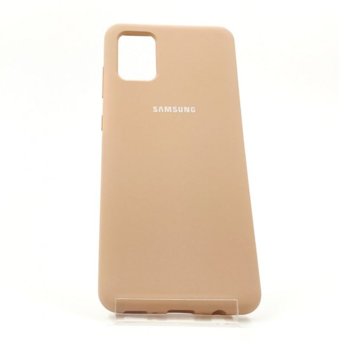 Оригинальный матовый чехол-накладка Silicone Case Samsung S10 Lite 2020 Matte Pink