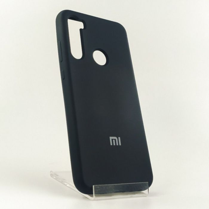 Оригинальный матовый чехол-накладка Silicone Case Xiaomi Redmi note8t Black