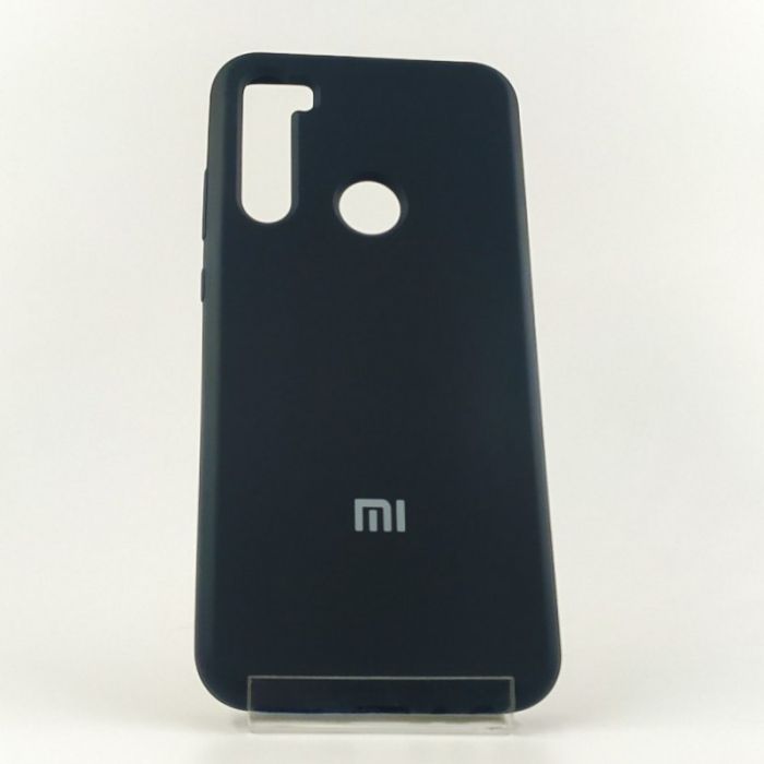 Оригинальный матовый чехол-накладка Silicone Case Xiaomi Redmi note8t Black