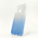 Силиконовый чехол с блёстками VAJA Huawei P40 Lite E Blue