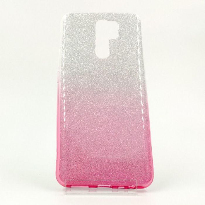 Силиконовый чехол с блёстками VAJA Xiaomi Redmi9 Pink