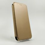 Кожаный противоударный чехол-книжка Hoco Huawei P40 Lite Gold