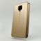 Кожаный противоударный чехол-книжка Hoco Case Xiaomi Redmi Note9s Gold