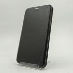 Кожаный противоударный чехол-книжк Samsung A01 Black