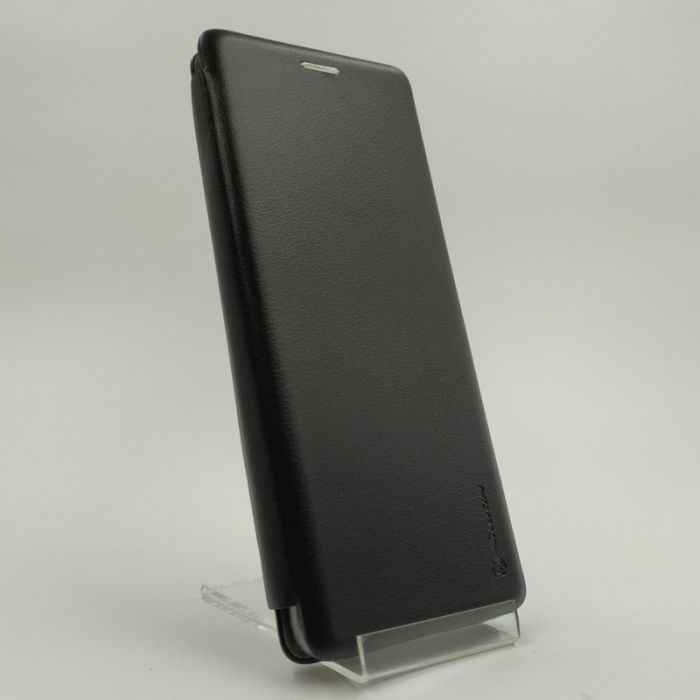 Кожаный противоударный чехол-книжка Wing Samsung S20+ Black