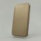 Кожаный противоударный чехол-книжка Wing Samsung S20+ Gold
