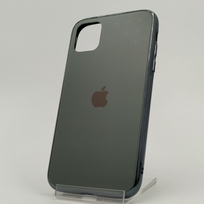 Матовый стеклянный чехол Glass case для iPhone Iphone 11 Pro Midnight Green