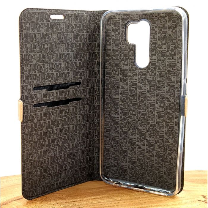 Оригинальный кожаный чехол-накладка Baseus для Xiaomi Redmi9 Gold
