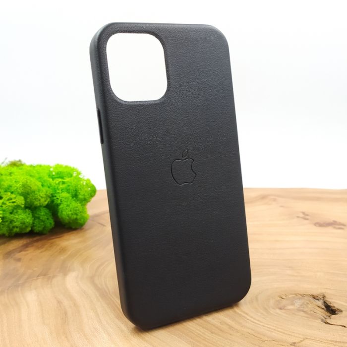Оригинальный кожаный чехол-накладка HOCO IPHONE 12(6.7) BLACK